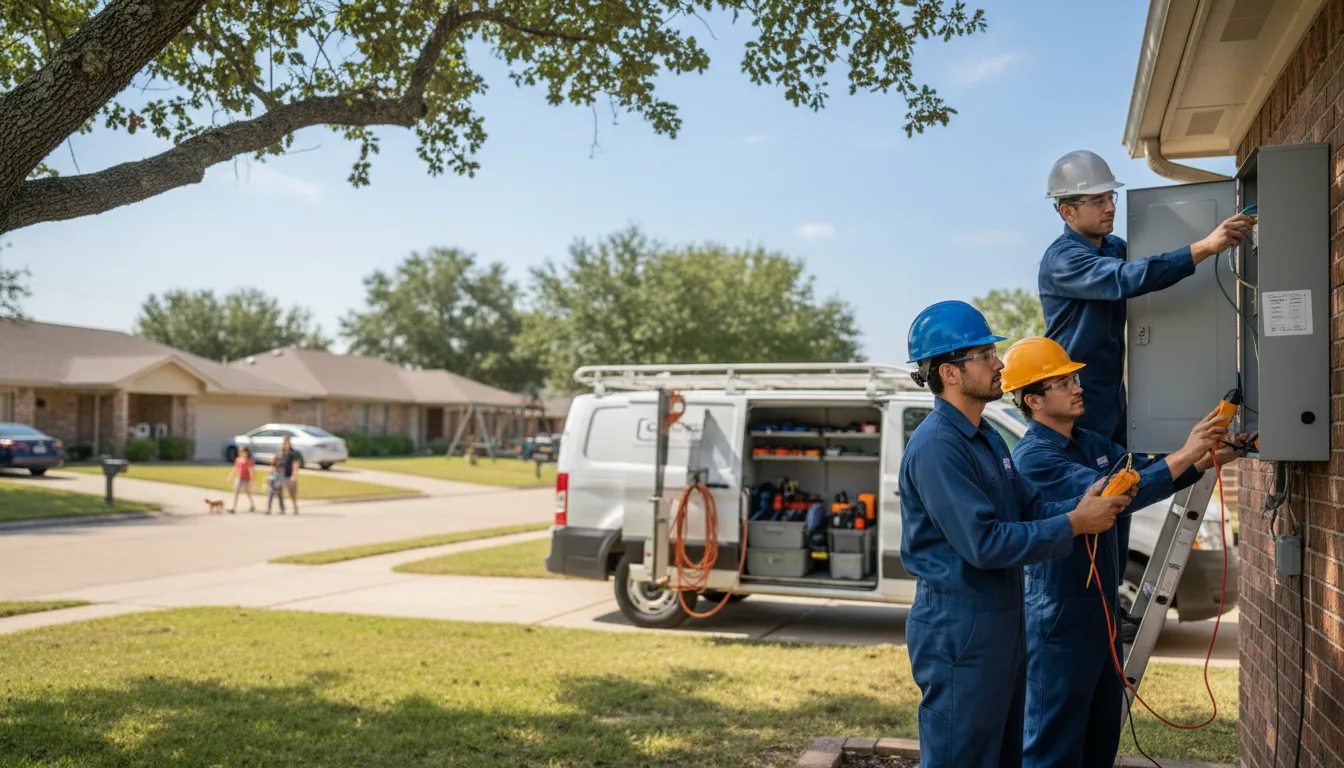 Certified electrician providing emergency electrical services in Battle Creek, IA